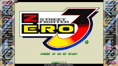 Street Fighter Alpha 3 - Screenshot - Game Title Image