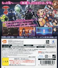 Accel World Stage 01: Awakening of the Silver Wings - Box - Back Image