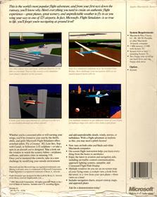 Microsoft Flight Simulator (v4.0) - Box - Back Image