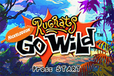 Rugrats: Go Wild - Screenshot - Game Title Image