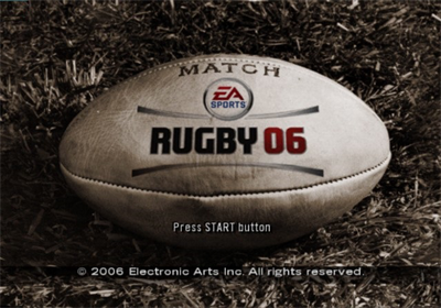 Rugby 06 - Screenshot - Game Title Image