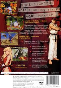 Capcom vs. SNK 2: Mark of the Millennium 2001 - Box - Back Image