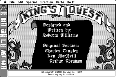 King's Quest: Quest for the Crown - Screenshot - Game Title Image
