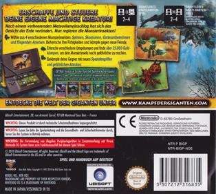 Battle of Giants: Mutant Insects - Box - Back Image