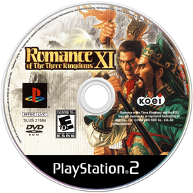 Romance of the Three Kingdoms XI - Disc Image