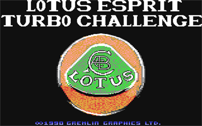Lotus Esprit Turbo Challenge - Screenshot - Game Title Image