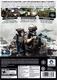 Tom Clancy's Ghost Recon: Future Soldier - Box - Back Image