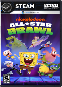 Nickelodeon All-Star Brawl - Box - Front - Reconstructed Image