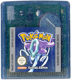 Pokémon Crystal Version - Cart - Front Image