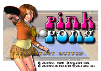 Pink Pong - Screenshot - Game Title Image