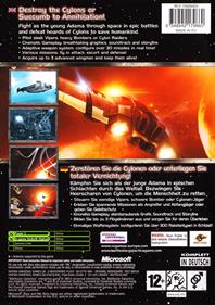 Battlestar Galactica - Box - Back Image