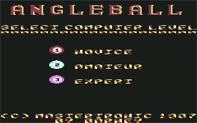Angle Ball - Screenshot - Game Select Image