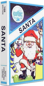 Santa - Box - 3D Image