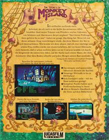 The Secret of Monkey Island - Box - Back Image