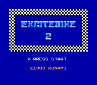 Excitebike 2 - Screenshot - Game Title Image