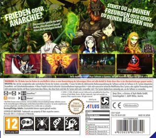 Shin Megami Tensei IV: Apocalypse - Box - Back Image