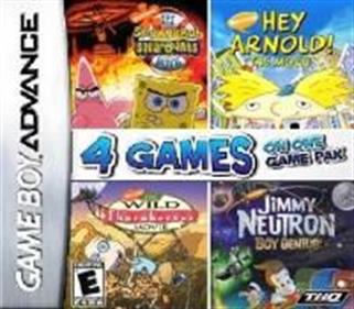 4 Games on One Game Pak: Movies - Box - Front Image