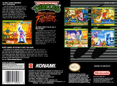 Teenage Mutant Ninja Turtles: Tournament Fighters - Box - Back Image