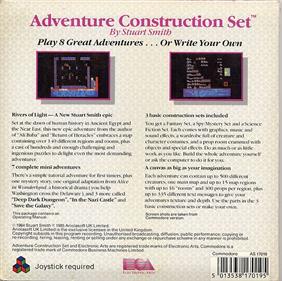 Adventure Construction Set - Box - Back Image
