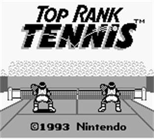 Top Rank Tennis - Screenshot - Game Title Image