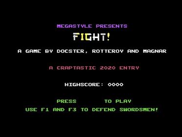 Fight! - Screenshot - Game Title Image