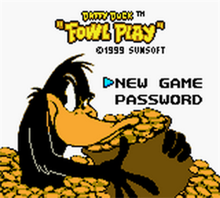 Daffy Duck: Fowl Play - Screenshot - Game Title Image