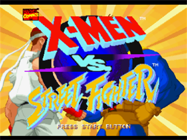 X-Men vs. Street Fighter - Screenshot - Game Title Image