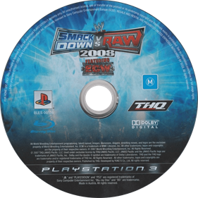 WWE SmackDown vs. Raw 2008 - Disc Image