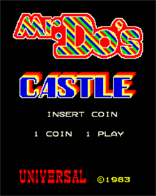 Mr. Do!'s Castle - Screenshot - Game Title Image