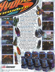 Hydro Thunder - Advertisement Flyer - Back Image