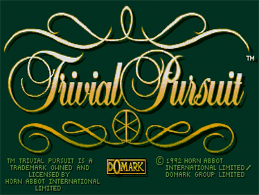 Trivial Pursuit: The CDTV Edition - Screenshot - Game Title Image