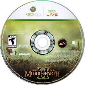 The Lord of the Rings: The Battle for Middle-Earth II - Disc Image