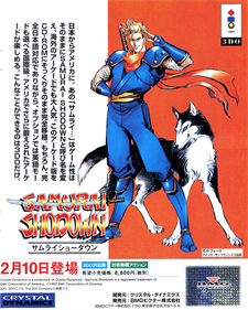 Samurai Shodown - Advertisement Flyer - Front Image