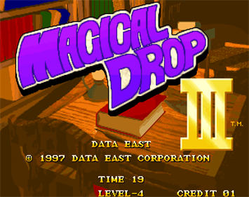 Magical Drop III - Screenshot - Game Title Image