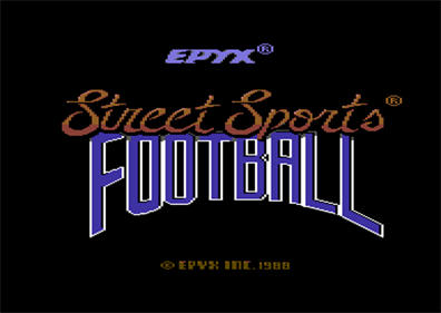 Street Sports Football - Screenshot - Game Title Image