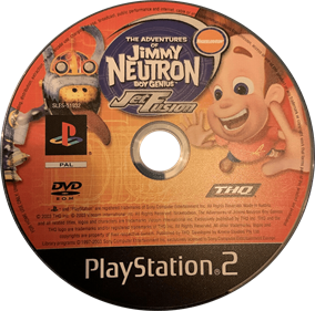 The Adventures of Jimmy Neutron Boy Genius: Jet Fusion - Disc Image