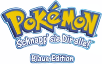 Pokémon Blue Version - Clear Logo Image
