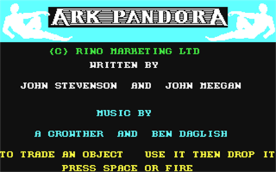 Ark Pandora - Screenshot - Game Title Image