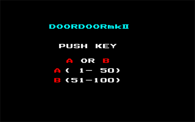 Door Door MkII - Screenshot - Game Title Image
