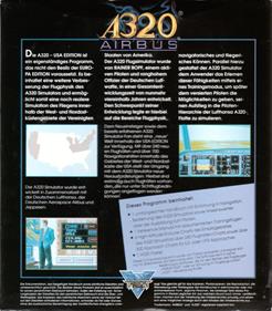 A320 Airbus: Edition USA - Box - Back Image