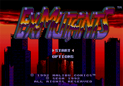 Ex-Mutants - Screenshot - Game Title Image