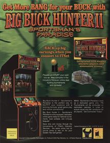 Big Buck Hunter II: Sportsman's Paradise - Advertisement Flyer - Front Image