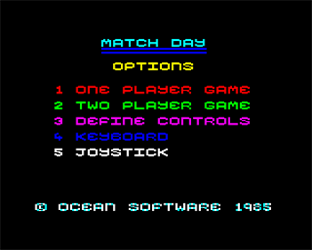 Match Day - Screenshot - Game Select Image