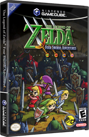 The Legend of Zelda: Four Swords Adventures - Box - 3D Image