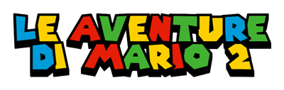 Le Avventure di Mario 2 - Clear Logo Image