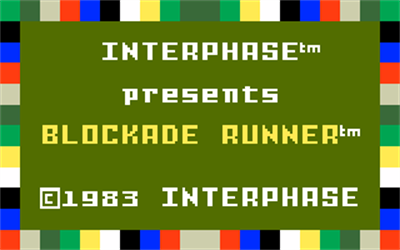 Blockade Runner - Screenshot - Game Title Image