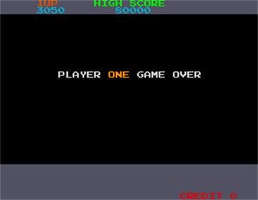 Metro-Cross - Screenshot - Game Over Image