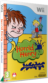 Horrid Henry: Missions of Mischief - Box - 3D Image
