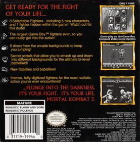 Mortal Kombat 3 - Box - Back Image