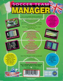 Soccer Team Manager - Box - Back Image